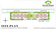 site plan of trishul dream homes